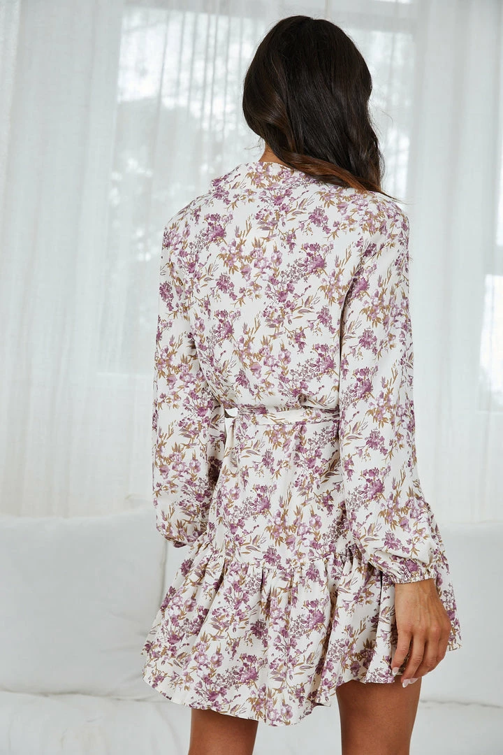 Dream House CLOTHING Jhia Dress - White Floral 4 Dream House CLOTHING Jhia Dress - White Floral