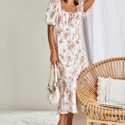 Style Box Nelina Dress - White Floral