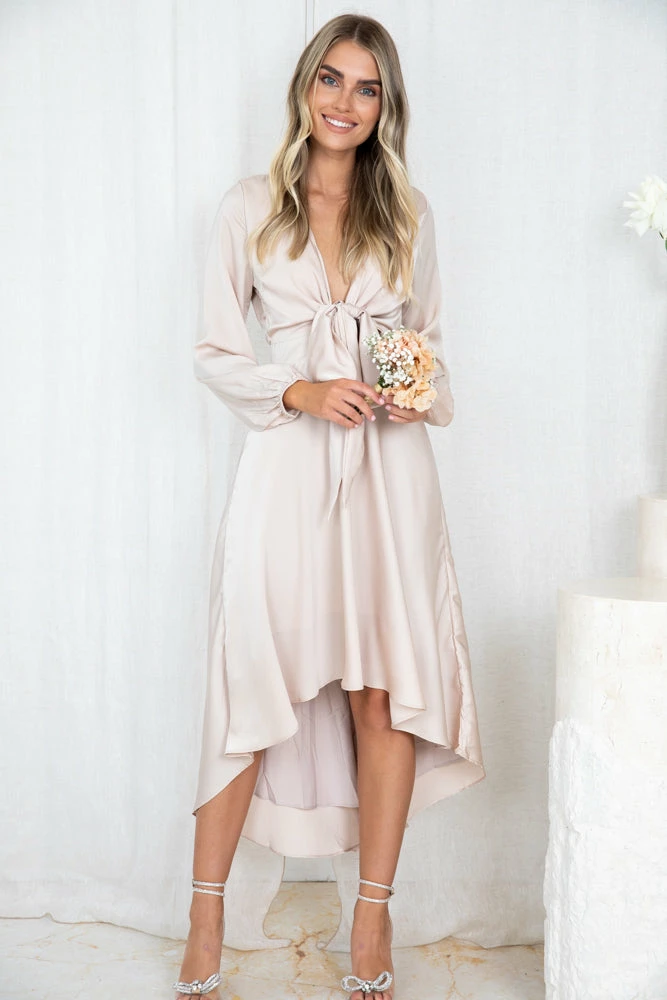 Esther Luxe Bryleigh Dress - Champagne 3 Esther Luxe Bryleigh Dress - Champagne