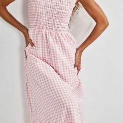 Style Box Mackenzie Dress - Pink Gingham