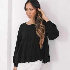 Style Box CLOTHING Jess Top - Black