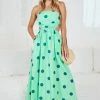 Pink Diamond Delany Dress - Green Polka 2 Pink Diamond Delany Dress - Green Polka