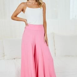 WeLove Fashion CLOTHING Elanor Pants - Pink