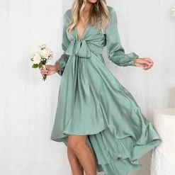 Esther Luxe Bryleigh Dress - Sage