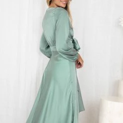 Esther Luxe Bryleigh Dress - Sage