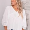 Spicy Sugar CLOTHING Janis Top - White