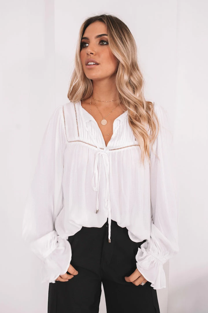 Spicy Sugar Emma Top - White CLOTHING 3 Spicy Sugar Emma Top - White CLOTHING