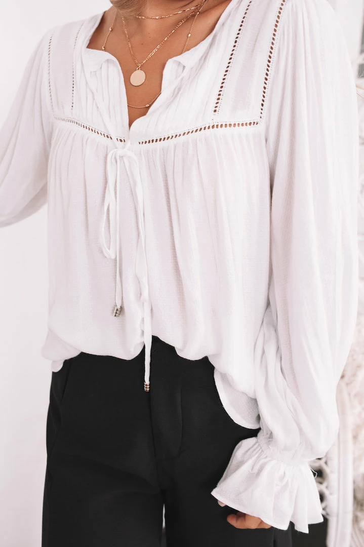 Spicy Sugar Emma Top - White CLOTHING 6 Spicy Sugar Emma Top - White CLOTHING