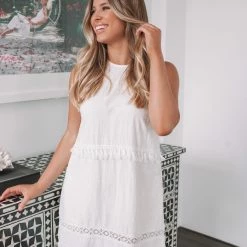 Sassy Hills Fashion Ariana Dress - White CLOTHING 8 Sassy Hills Fashion Ariana Dress - White CLOTHING