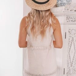 Sassy Hills Fashion CLOTHING Ariana Dress - Beige