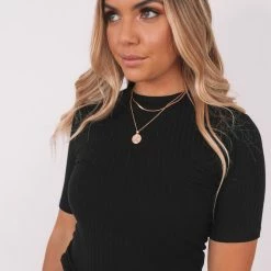 Sunny Girl Micah Top - Black