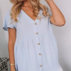 Miracle Fashion Koa Top - Blue CLOTHING 8 Miracle Fashion Koa Top - Blue CLOTHING