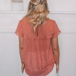 Rock Denim CLOTHING Hondura Top - Rust 9 Rock Denim CLOTHING Hondura Top - Rust