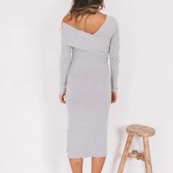 Dream House CLOTHING Claretta Dress - Grey 11 Dream House CLOTHING Claretta Dress - Grey