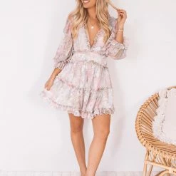 Sasha Clothing Canary Islands Dress - Pink Print 12 Sasha Clothing Canary Islands Dress - Pink Print