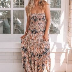 Ebby And I Lyrebird Dress - Print CLOTHING