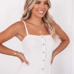 Style Box CLOTHING Lindsay Dress - Beige