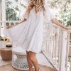 WeLove Fashion CLOTHING Cedar Dress - White 2 WeLove Fashion CLOTHING Cedar Dress - White