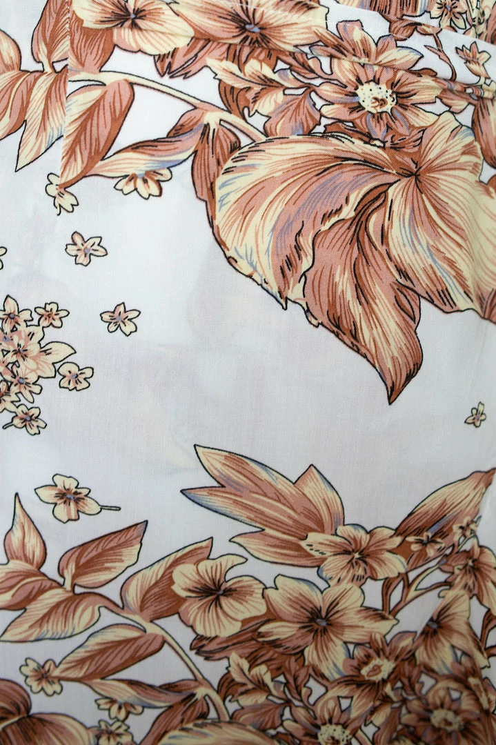 Willo Fashion Adelina Dress - White Print CLOTHING 7 Willo Fashion Adelina Dress - White Print CLOTHING