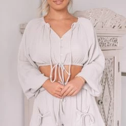 Valeria Stace Top - Grey 10 Valeria Stace Top - Grey