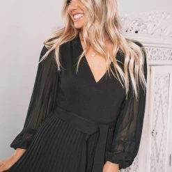 Spicy Sugar CLOTHING Martina Dress - Black