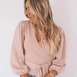 Spicy Sugar Rosanella Top - Blush CLOTHING