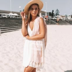 Alibaba Accessories Turkish Towel - Pink