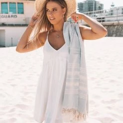 Alibaba Turkish Towel - Light Blue Accessories