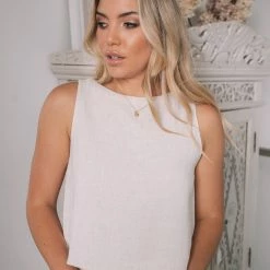 Style Box Lizzo Top - Oatmeal CLOTHING