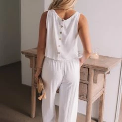 Style Box Lighthouse Pants - White