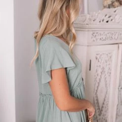 Desire CLOTHING Kylie Dress - Sage
