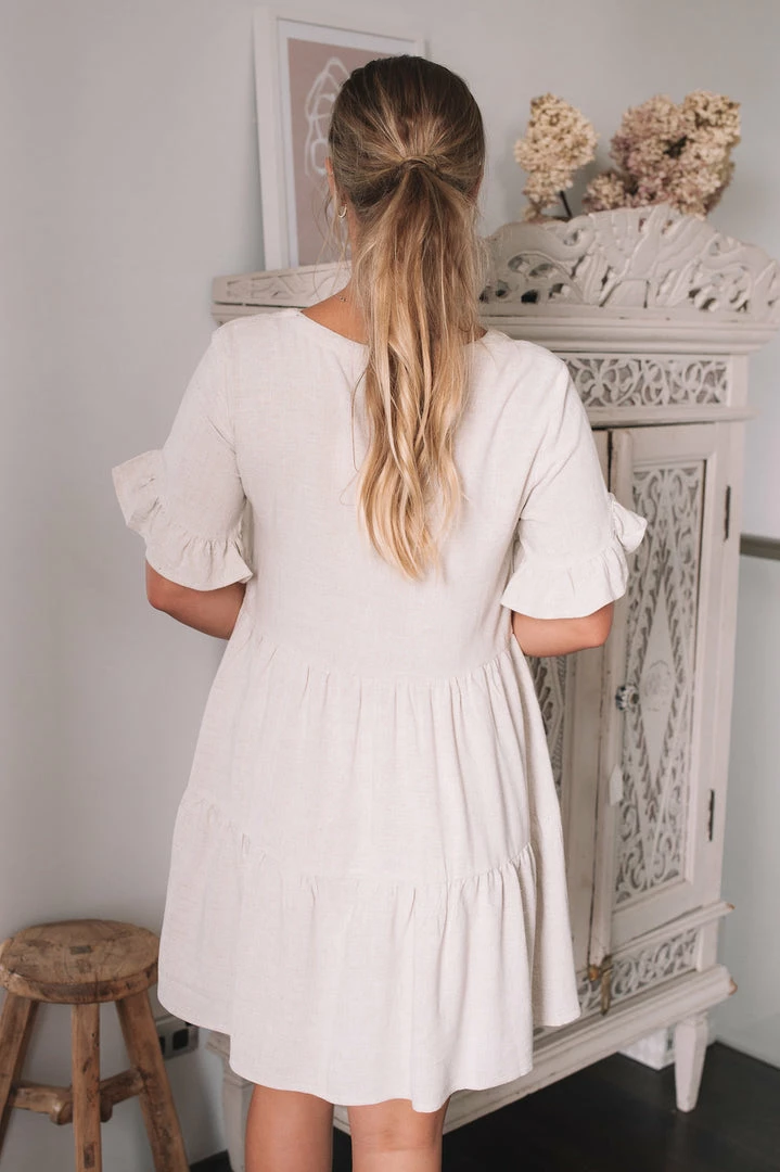 Style Box CLOTHING Robin Dress - Beige 5 Style Box CLOTHING Robin Dress - Beige