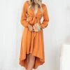 Esther Luxe Bryleigh Dress - Rust 2 Esther Luxe Bryleigh Dress - Rust
