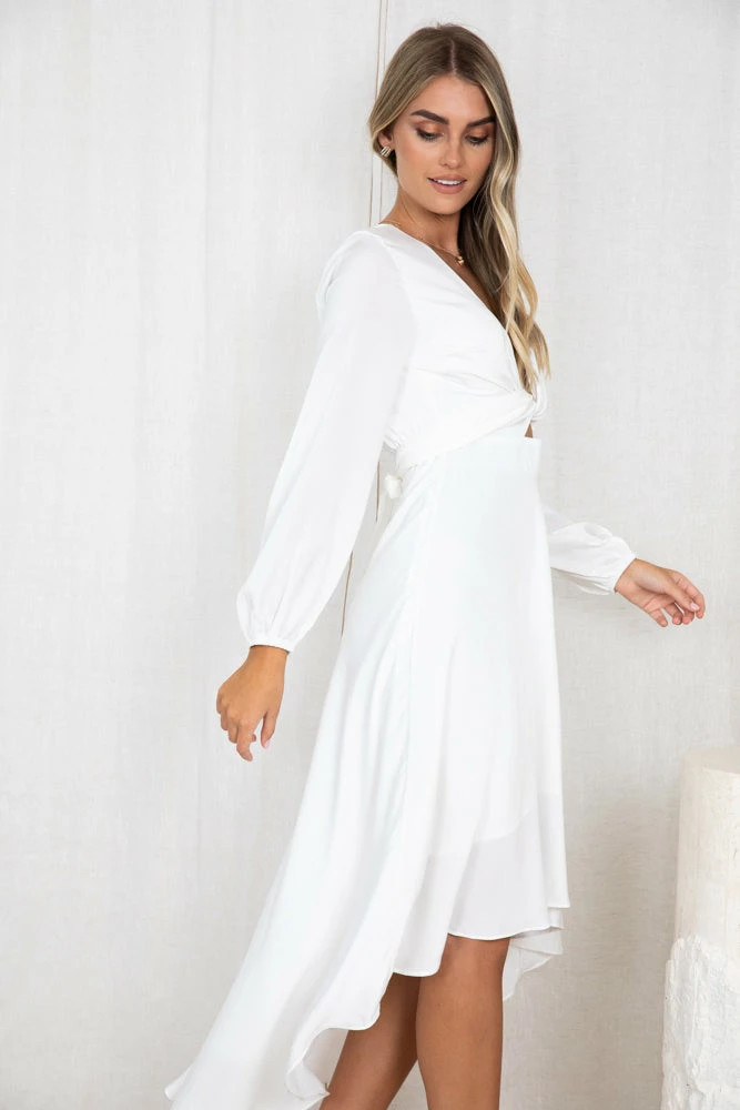 Esther Luxe Bryleigh Dress - White 5 Esther Luxe Bryleigh Dress - White
