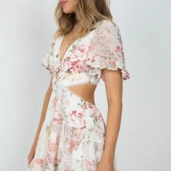 Evermore Fashion Jordi Dress - White Floral