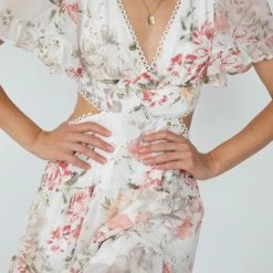 Evermore Fashion Jordi Dress - White Floral