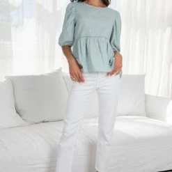 Souvere CLOTHING Aceline Jeans - White