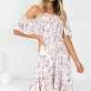 YH & Co (Chloe Yip) CLOTHING Rally Dress - White Floral 2 YH & Co (Chloe Yip) CLOTHING Rally Dress - White Floral