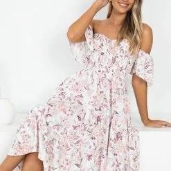 YH & Co (Chloe Yip) CLOTHING Rally Dress - White Floral