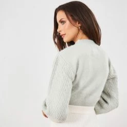 Paper Heart Rosafa Jumper - Sage CLOTHING