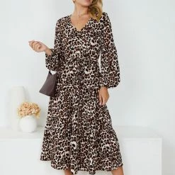 HQ Fashion Meryn Dress - Leopard Print