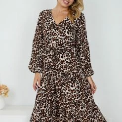 HQ Fashion Meryn Dress - Leopard Print