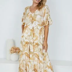 Style Box Briona Dress - White Print