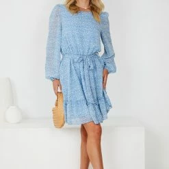 HQ Fashion Valdez Dress - Blue Print 11 HQ Fashion Valdez Dress - Blue Print