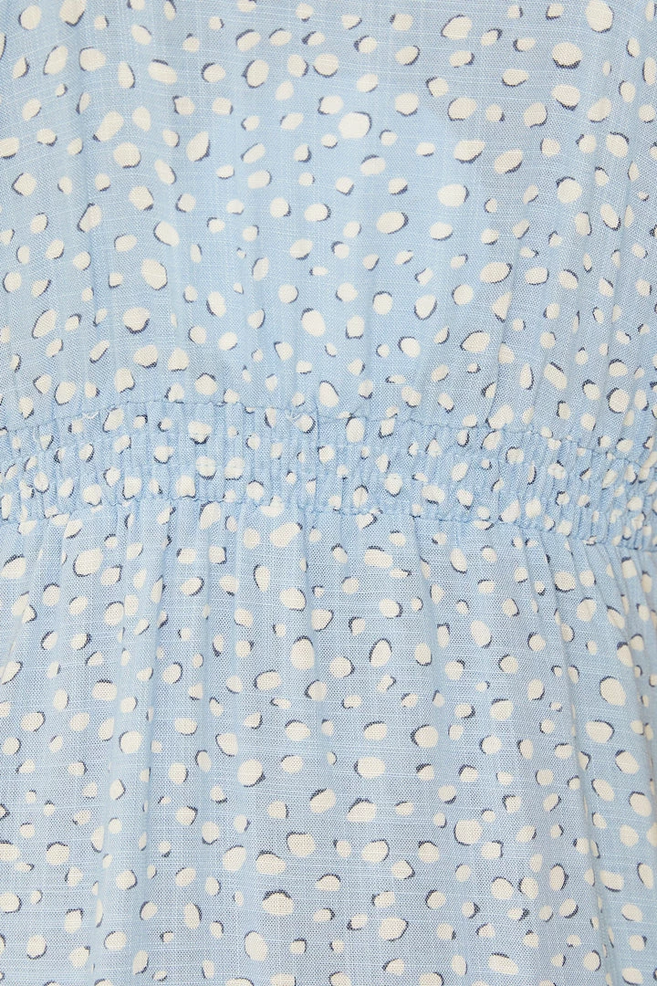 WeLove Fashion Yule Dress - Blue Print 8 WeLove Fashion Yule Dress - Blue Print