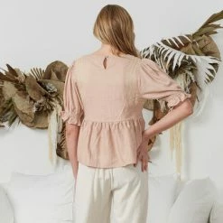 Rock Denim CLOTHING Cheryl Top - Rose Print 9 Rock Denim CLOTHING Cheryl Top - Rose Print