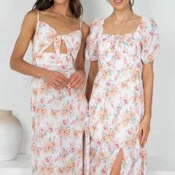 Style Box CLOTHING Nanette Dress - White Floral