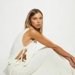 SNDYS CLOTHING Primrose Knit Set - White