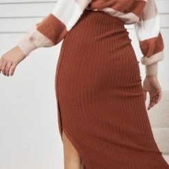 Desire Carlisa Skirt - Rust