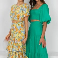 Sassy Hills Fashion Loreta Skirt - Floral Print CLOTHING 14 Sassy Hills Fashion Loreta Skirt - Floral Print CLOTHING